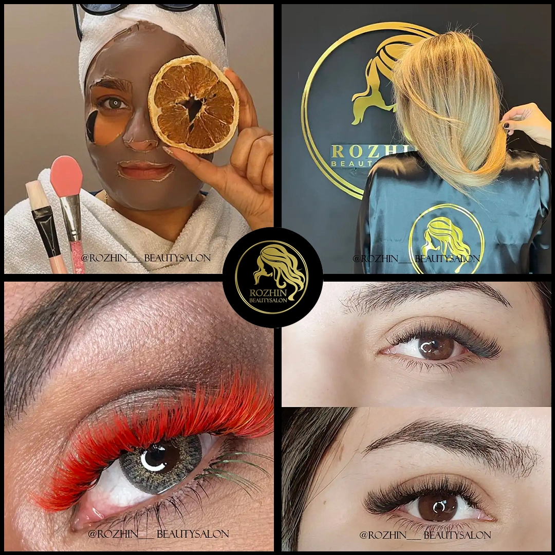 نمونه کار سالن زیبایی روژین کیش